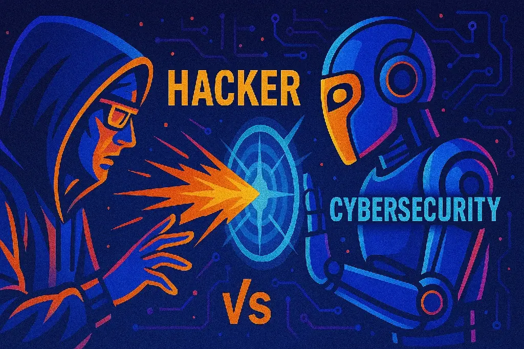Imagen destacada del artículo: Ciberseguridad: la eterna batalla entre proteger y destruir en la era digital