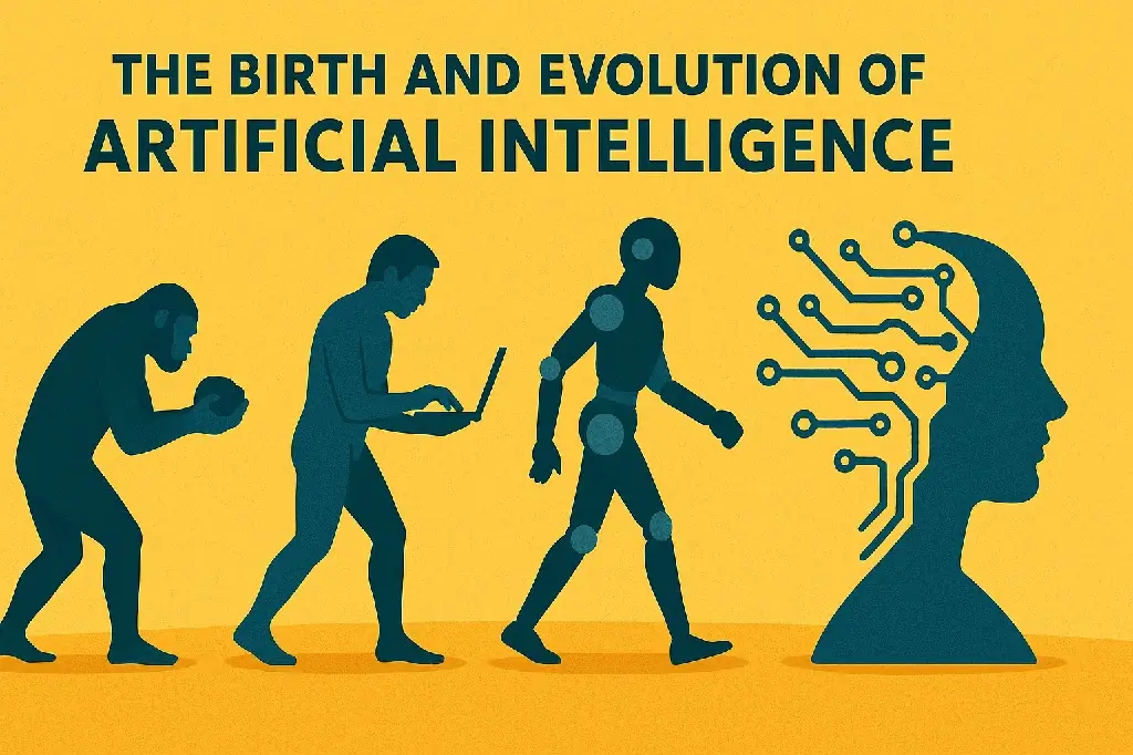 Imagen destacada del artículo: Una historia que aún se escribe: el nacimiento y evolución de la Inteligencia Artificial